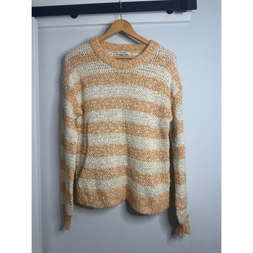 Madewell‎ Women's Striped Crew Neck Sweater Pullover Casual Knitwear XS